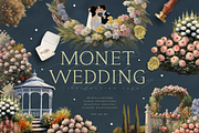 Monet Wedding - Romantic Painting, a Person Illustration by Euonia Meraki (Thumbnail 1 of 10)