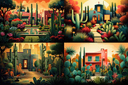 16 Desert Home Illustrations, a Decorative Illustration by HipFonts (Thumbnail 3 of 5)