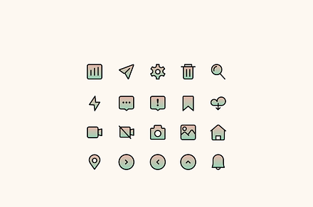 Gradient Icon Set, an Icon by Hello.Moon.JPG