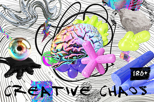 3D Creative Chaos Graphic Set