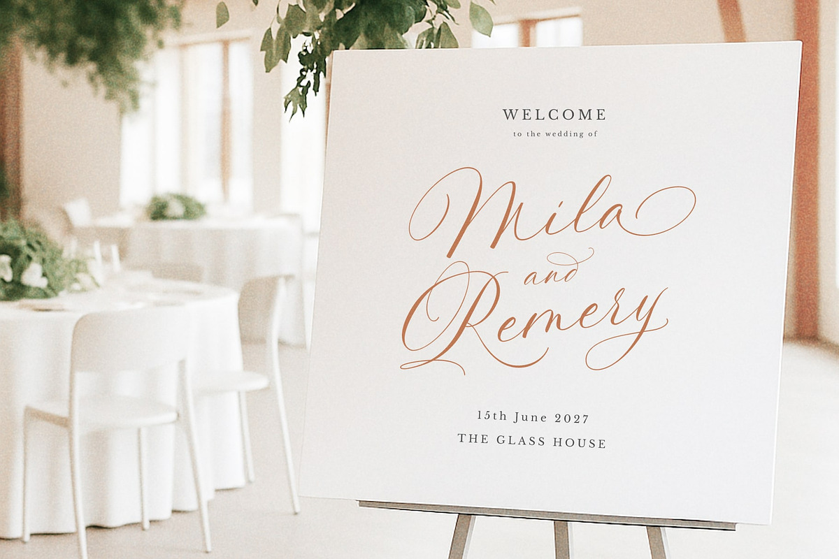 La Rumba - Modern Calligraphy Font, a Font by Blessed Print (Photo 11 of 20)