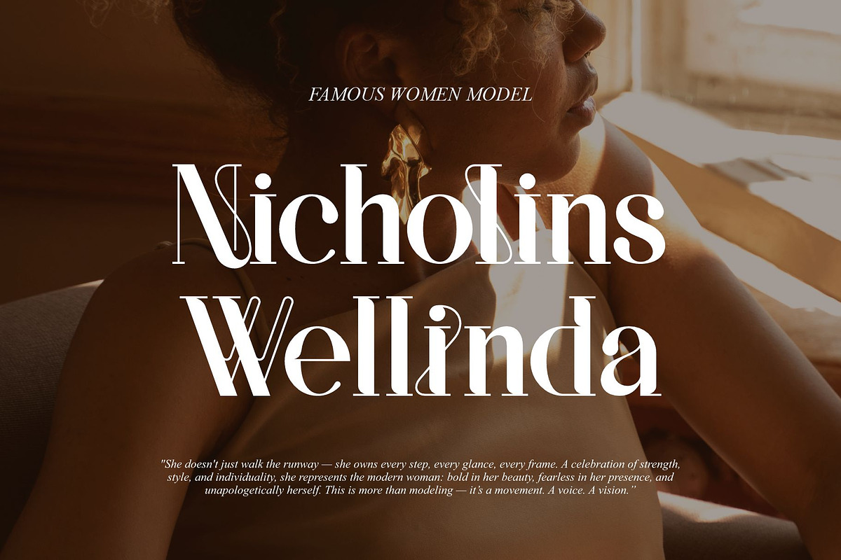 Trentia || Modern Serif Font, a Serif Font by Idea Studio (Photo 7 of 10)