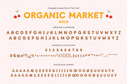 Organic Market Handmade Font, a Sans Serif Font by Kaya Fonts (Thumbnail 4 of 25)