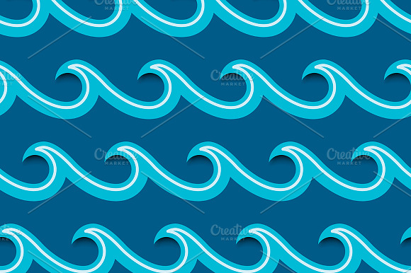Seamless Waves Pattern