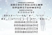 Winter Reindeer | Script Font, a Script Font by Scratchones (Thumbnail 7 of 8)