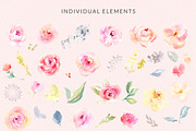Emma Kay Watercolor Clip Art Flower, an Illustration by Angie Makes (Thumbnail 5 of 6)