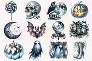 Sliver Halloween Clipart PNG, an Illustration by Dream Creation (Thumbnail 2 of 5)