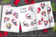 Skulls&flowers. Watercolor, an Illustration by Where summer is (Thumbnail 5 of 10)