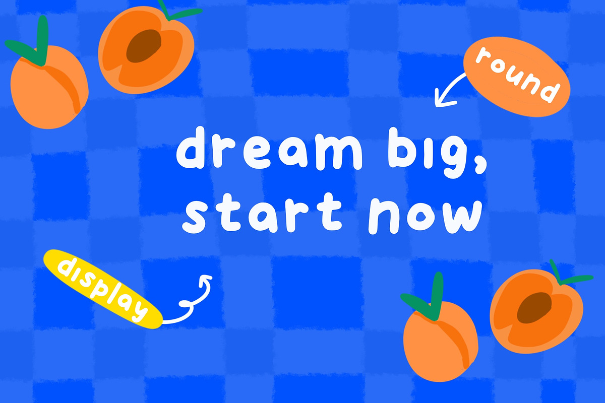 Tasty Apricots - handdrawn cute font, a Handwritten Font by Ashiya Pixel (Photo 7 of 12)