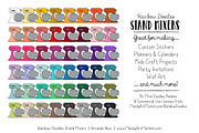 Rainbow Doodles Stand Mixer Clipart, an Illustration by Amanda Ilkov (Thumbnail 3 of 3)