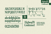 Highway 70 Condensed - Retro Serif, a Serif Font by Lateral Design (Thumbnail 3 of 17)