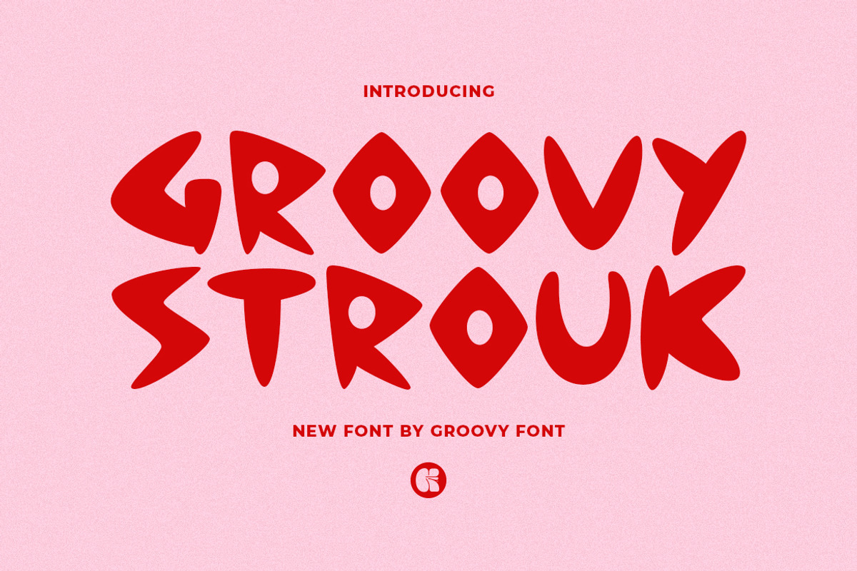 GF Strouk - Display Font, a Font by GroovyFontCo (Photo 1 of 8)