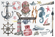 SALE - Nautical Watercolour, an Illustration by Soir Creative (Thumbnail 3 of 6)