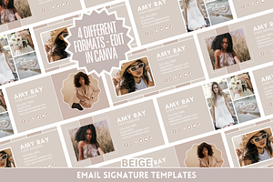 Canva Email Signature Bundle, an Email Template by SunshineStudioBoutique