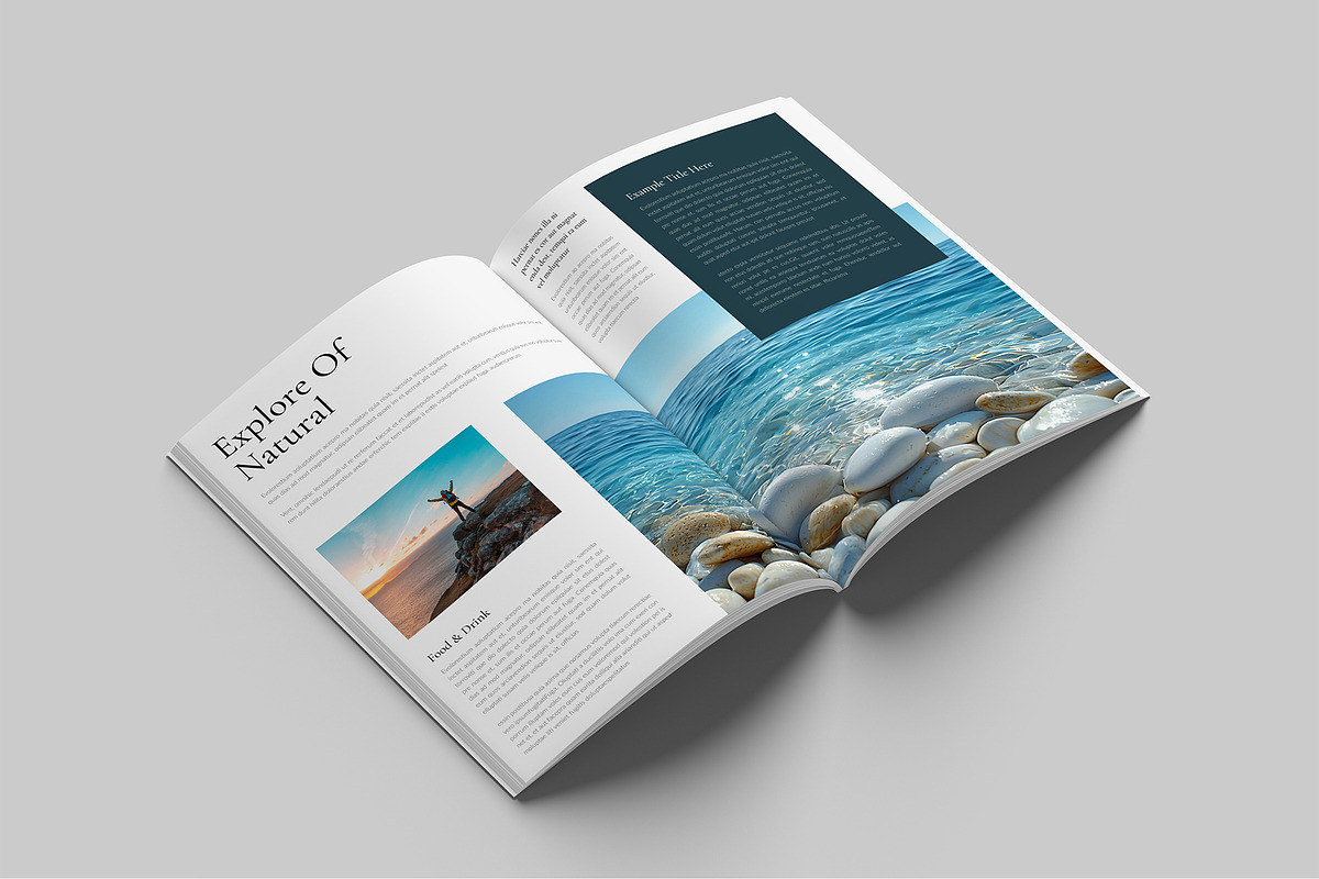 Travel Magazine Template preview 7
