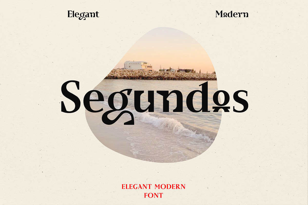 Segundos - Elegant/Modern Font, a Sans Serif Font by GraphicDash (Photo 1 of 11)