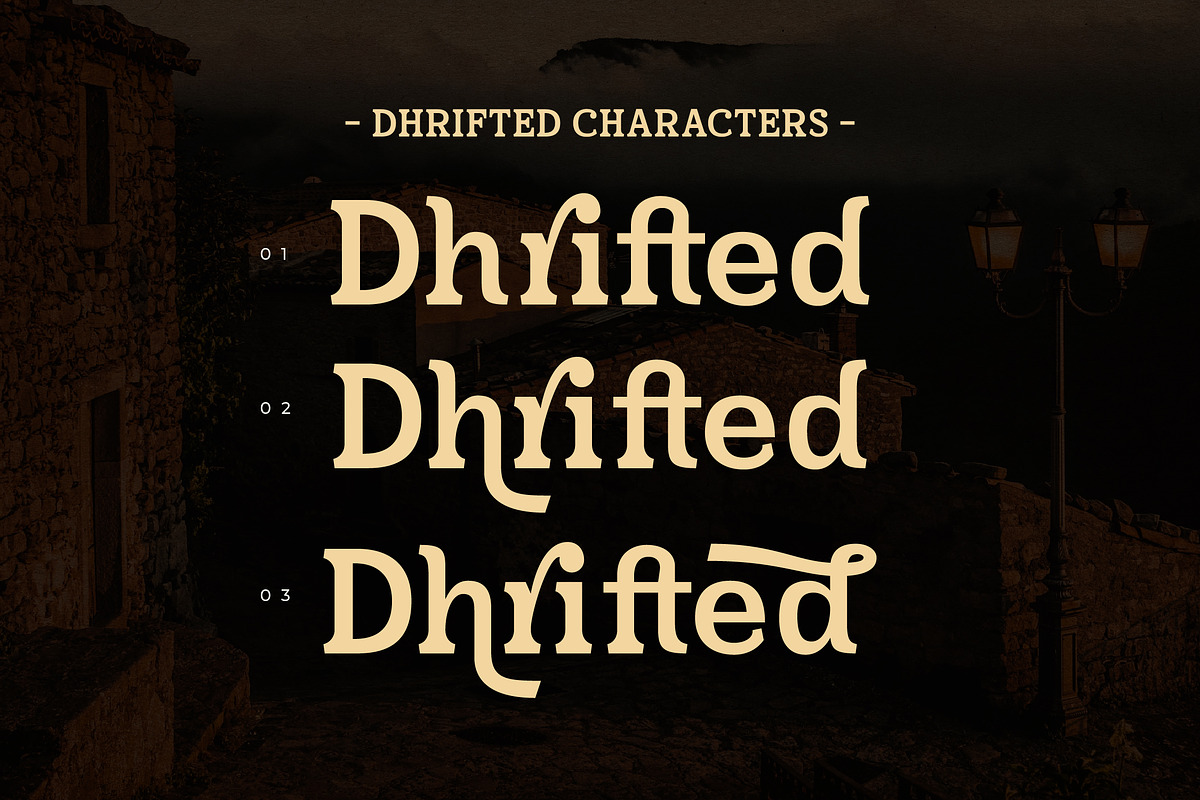 Dhrifted Slab Serif Font, a Slab Serif Font by Storytype Studio (Photo 11 of 15)