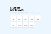 Sleekons 2800+ Minimalist Line Icons, an Outline Icon by P.F. Creative Lab (Thumbnail 4 of 9)