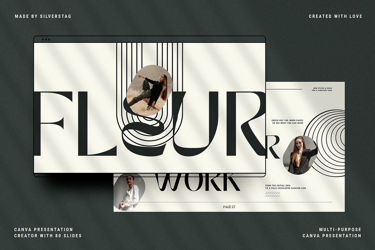 Fleur - Canva Presentation Creator, a Presentation Template by SilverStag Type Foundry (Photo 12 of 25)