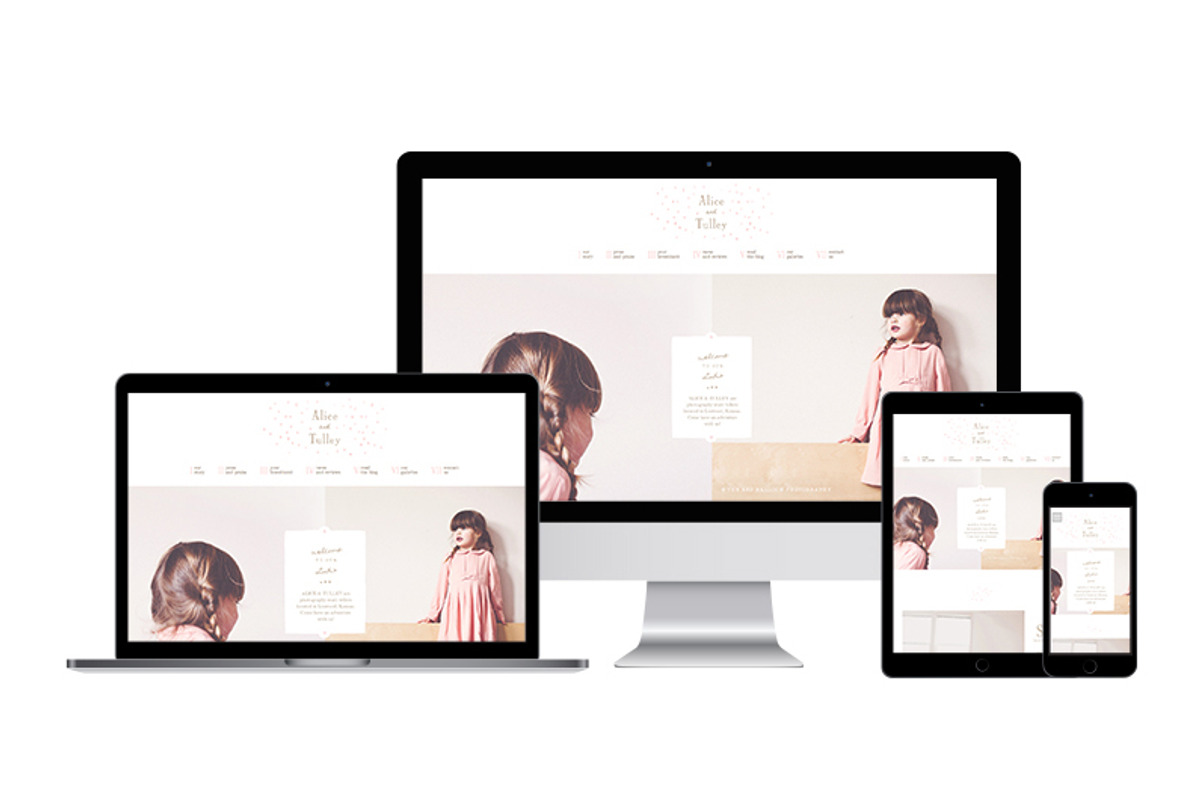 Alice and Tulley ProPhoto 6 Template, a Websites & App Template by Red Met Yellow Creative (Photo 1 of 2)