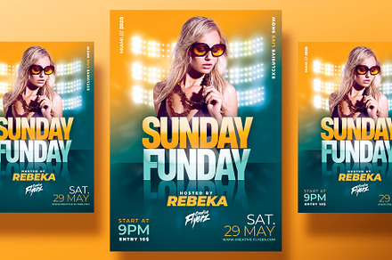 Club Flyer Template, a Flyer Template by Rome B Creation