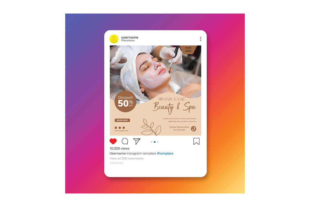 Luxurious Beauty & Spa Flyer Design, a Flyer Template by YUDesignStore (Photo 5 of 6)
