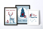 Scandinavian Christmas Animals Set, a Graphic by VioletOxide (Thumbnail 2 of 13)