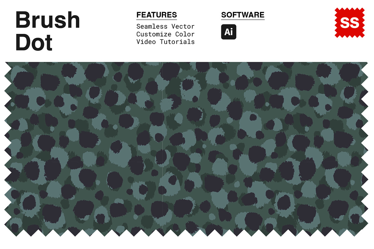 Brush Polka Dot Seamless Pattern, a Pattern Graphic by Swatch Supply (Photo 1 of 6)