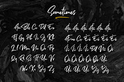 Sometimes - Fancy Signature font, a Script Font by Almarkhatype (Thumbnail 9 of 13)