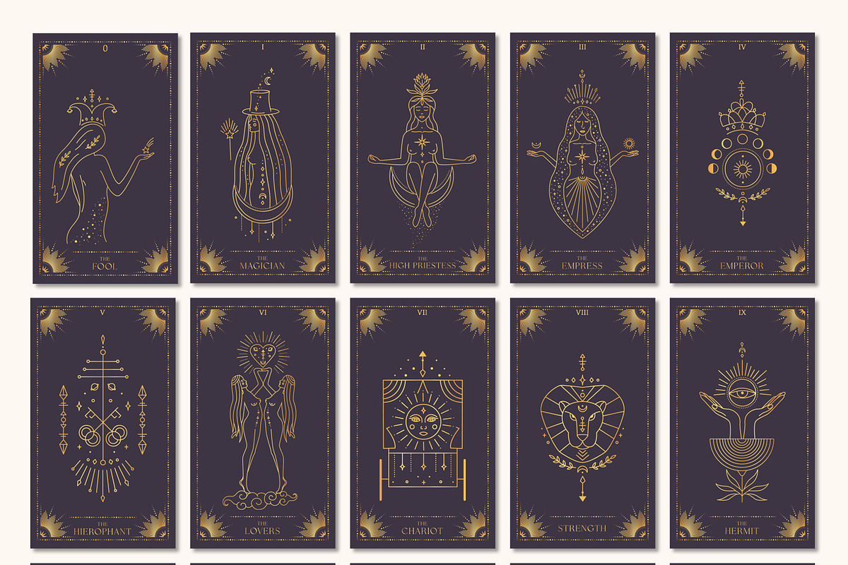 Tarot Cards collection, an Object Illustration by Alisovna (Photo 5 of 11)
