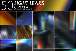 405 Light Rays, Leak, Flare Overlays