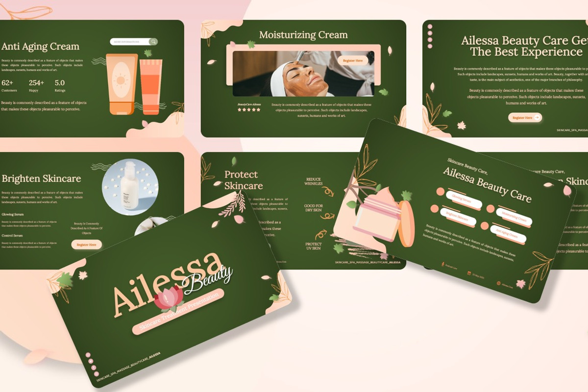 Ailessa - Skincare Keynote, a Presentation Template by Dhabee (Photo 4 of 8)