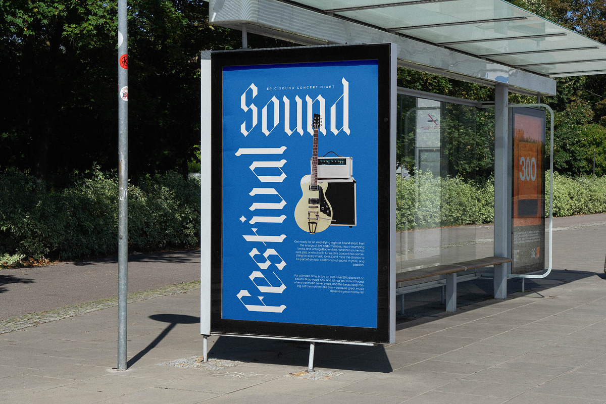 Bold Riot Modern Blackletter, a Blackletter Font by timelesstype.co (Photo 12 of 20)