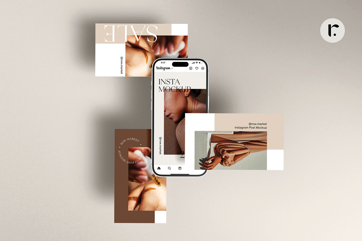 Instagram Post Mockup, an iPhone Mockup by Row Creative (Photo 10 of 13)