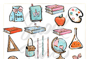 Back to School Bus Nerd Girls PNG, an Education Illustration by KaramfilaS (Thumbnail 2 of 5)