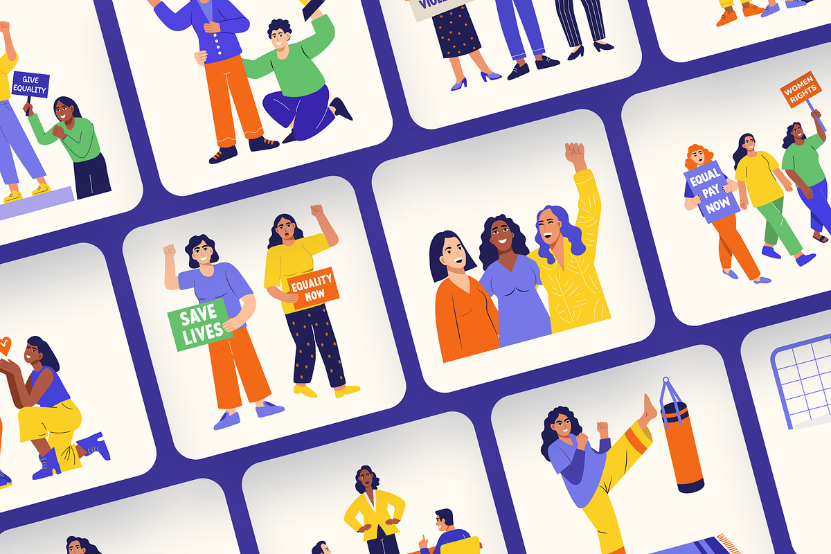 Feminist Icons Illustration, a Person Illustration by Creative Stall (Photo 5 of 10)