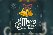 Vintage Christmas Typography Cards, an Illustration by ShinyPixel (Thumbnail 2 of 7)