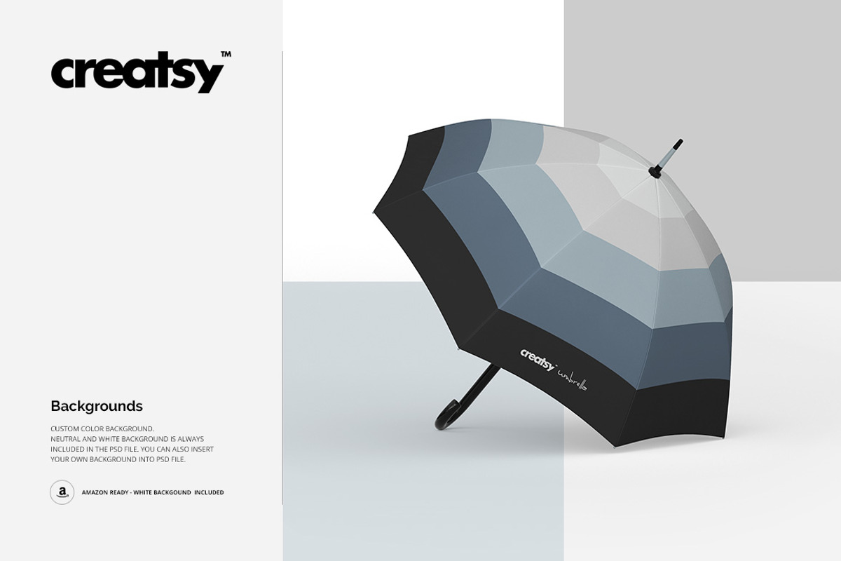 Umbrella Mockup Set, an Advertising Mockup by creatsy2 (Photo 4 of 6)
