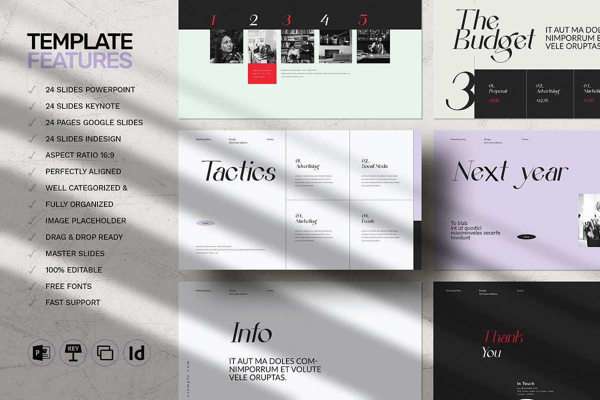 Marketing Plan Template, a Presentation Template by WhiteGraphic (Photo 2 of 7)