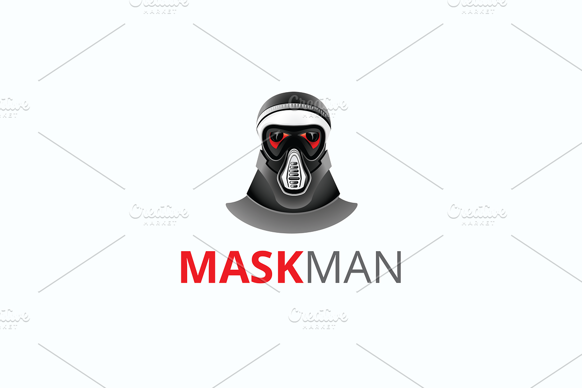 Mask Man Logo, a Branding & Logo Template by Maraz Logo