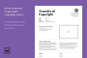 Copyright Transfer Form