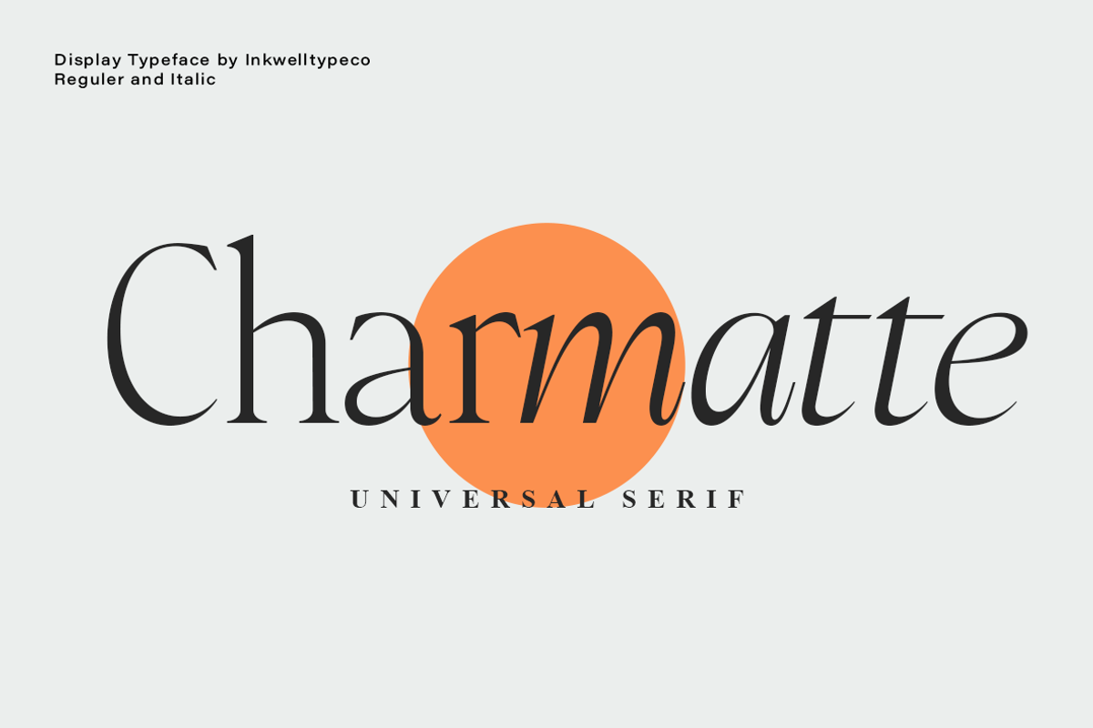 Charmatte | with italic, a Serif Font by InkwellTypeCo (Photo 10 of 19)