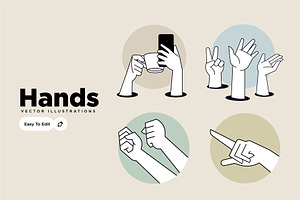 Hands illustrations, a Person Illustration by PureSolution