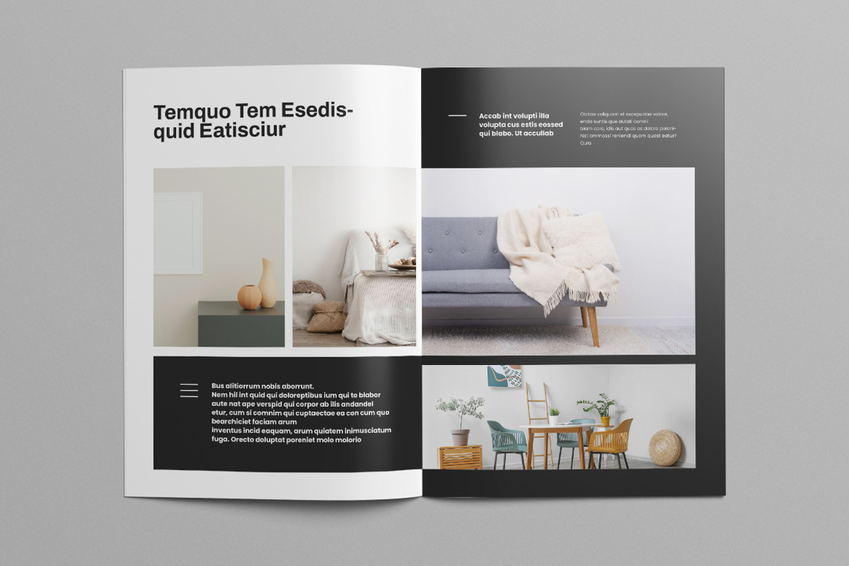 Design Portfolio Canva Templates, a Brochure Template by Pixelpick (Photo 4 of 9)