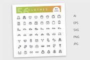 Clothes Line Icons Set, an Icon by Voysla's Shop (Thumbnail 5 of 5)