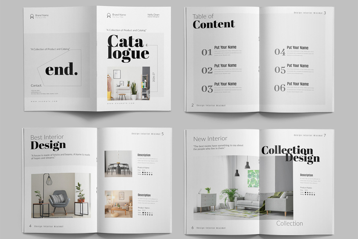 Modern Interior Catalog Design, a Brochure Template by ContestDesign (Photo 2 of 3)