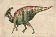Dinosaurs Watercolour Pack Clipart, an Illustration by Doggy Days (Thumbnail 6 of 6)