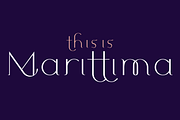 Marittima. Classical serif font, a Serif Font by LostandFoundry (Thumbnail 1 of 7)