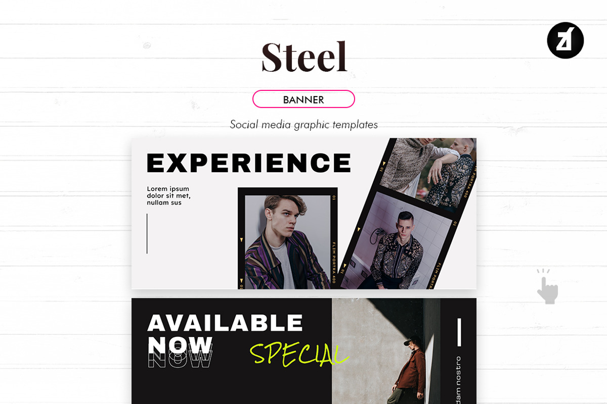 Steel Social media template, a Social Media Template by Chanut is industries (Photo 8 of 11)