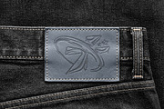 Jeans Label Mockup, a Bottom Mockup by Design Squad (Thumbnail 2 of 4)
